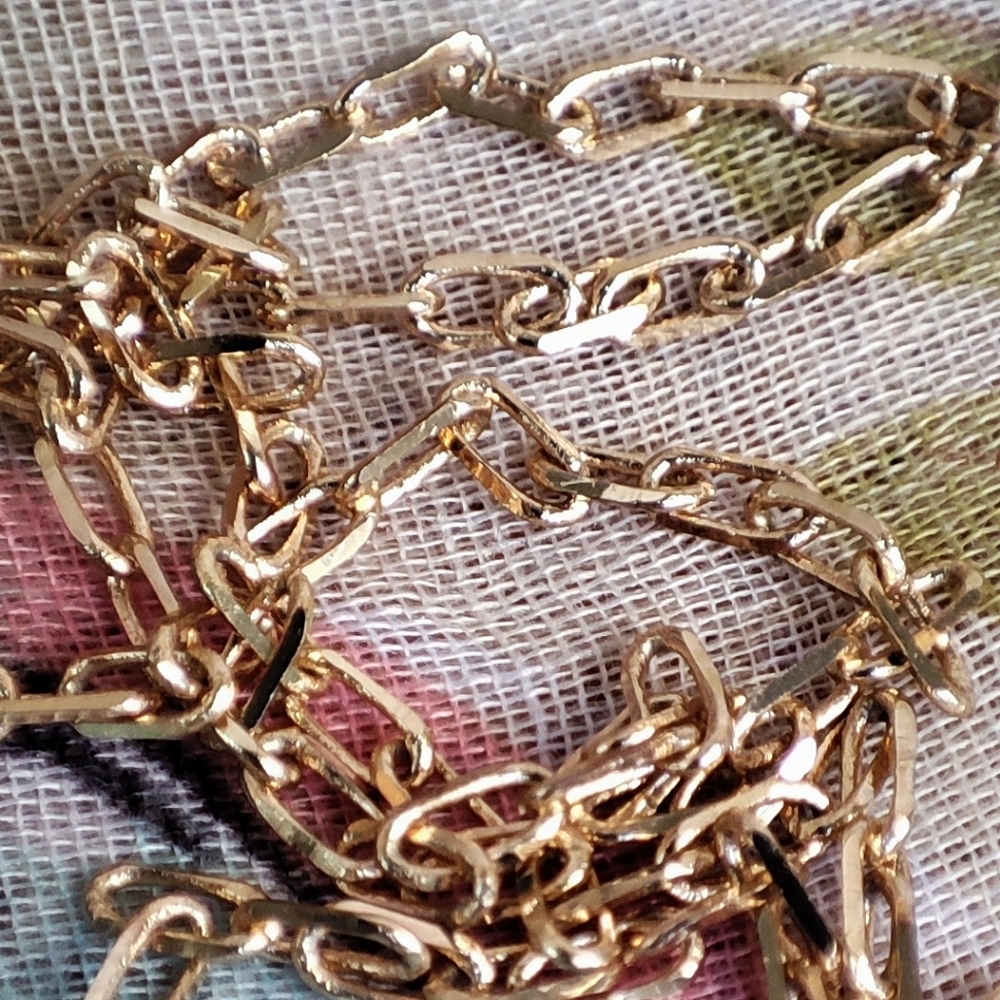 Solid Gold Rock Star Bcbg Generation Gold Tone Rh… - image 8